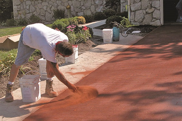 آشنایی با انواع کفپوش های بتنی 3 مواد تشکیل دهنده کفپوش بتنی-بهسازان